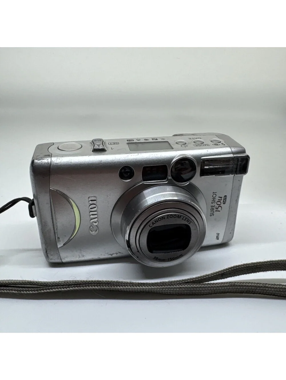 Canon Sure Shot 150u Date 35mm Film Point & Shoot Zoom Camera 38-150mm UNTESTED